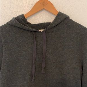 Gray light weight hoodie
